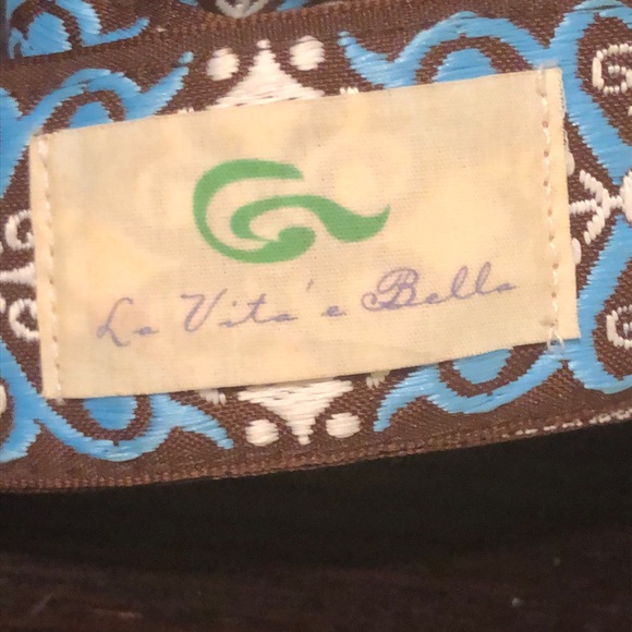 La vita a Bella Life is beautiful. Jacquard Ethnic Embroidered Belt - Picture 2 of 7